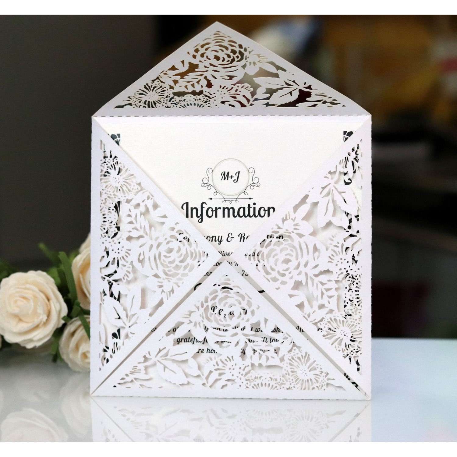 Wedding Card Invitation Card Holder Marriage Invitations Greeting Card Customization